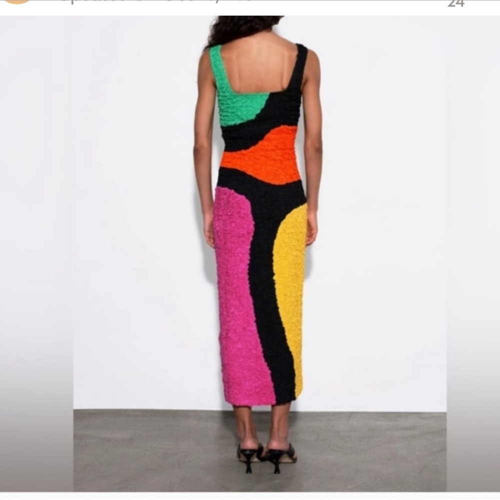 Mara Hoffman Colorful Abstract Midi Dress